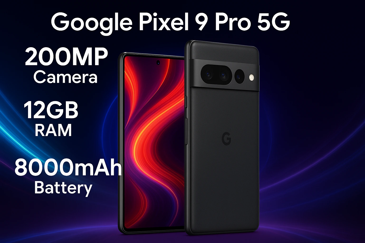 Google Pixel 9 Pro 5G: Flagship Smartphone with 200MP Camera, 12GB RAM & 8000mAh Battery